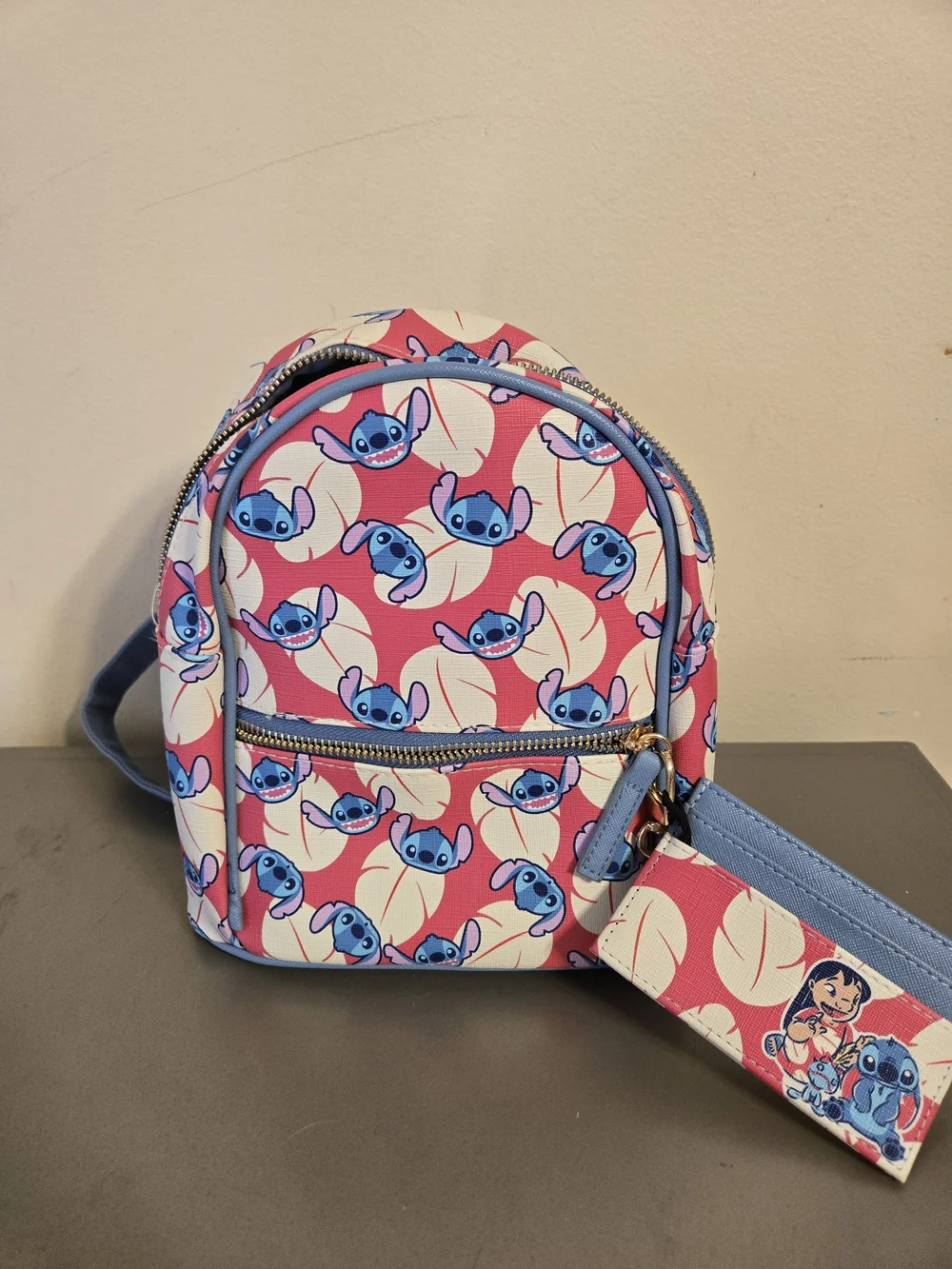 Disney Lilo and Stitch Mini Backpack and Card Holder Set